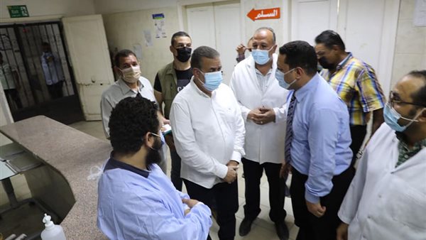 محافظ المنوفية خلال