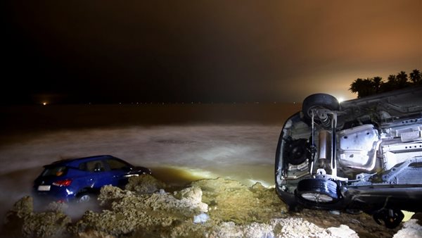 جانب من العاصفة