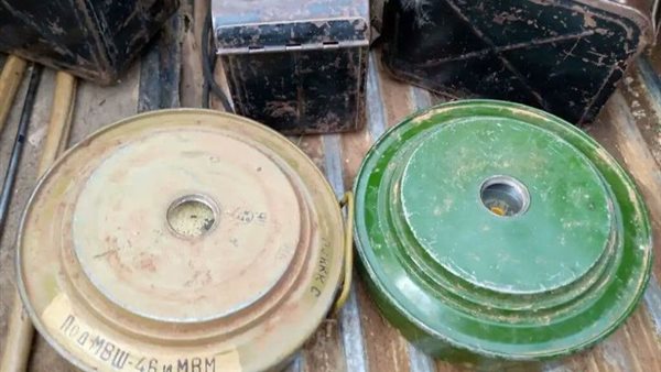 جانب من المتفجرات