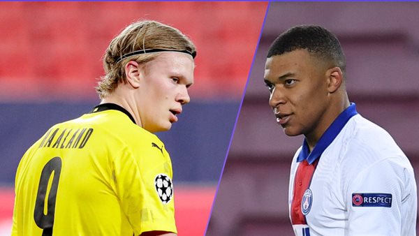 مبابي وهالاند 