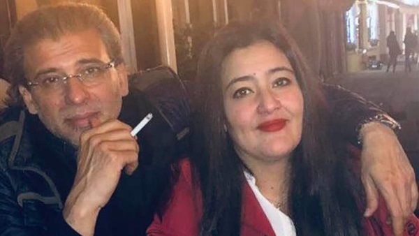 خالد يوسف وزوجته