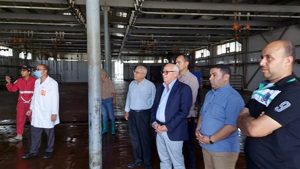 محافظ بورسعيد خلال