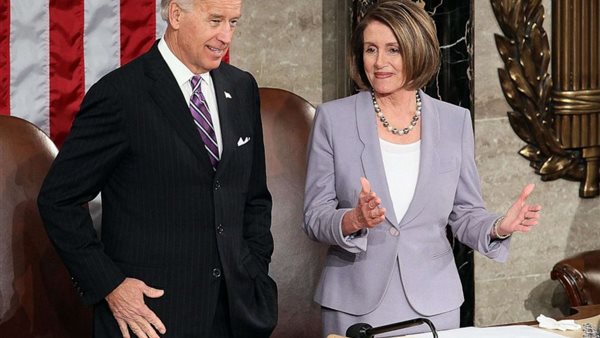 جو بايدن ونانسي بيلوسي