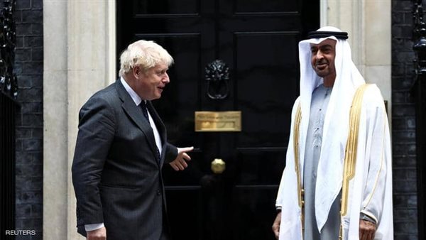 محمد بن زايد وبوريس