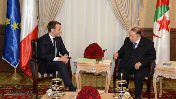 لقاء ماكرون وبوتفليقة