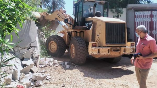 جانب من اعمال الازالة