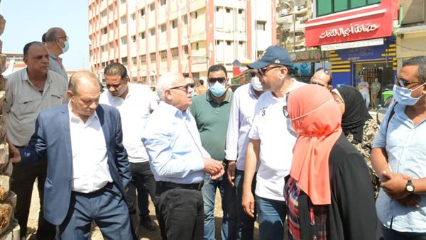 محافظ بورسعيد خلال