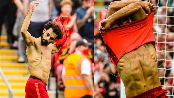 عضلات محمد صلاح