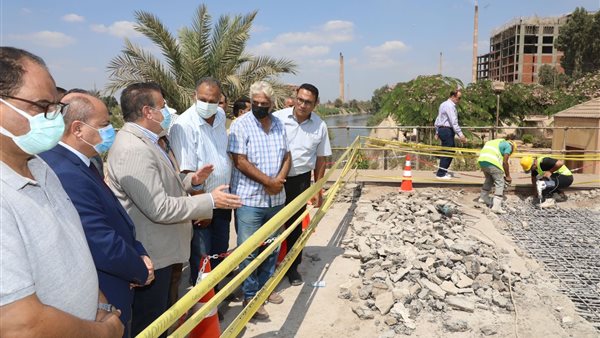 محافظ المنوفية خلال