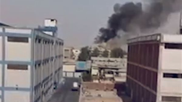 جانب من الحريق 