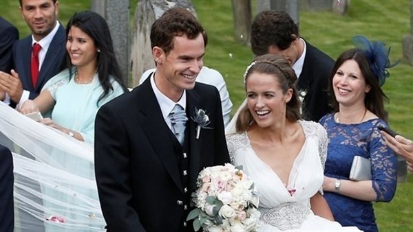 حفل زواج لاعب التنس