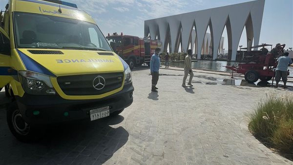 جانب من الحريق