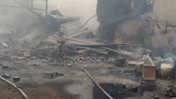 حريق المصنع 