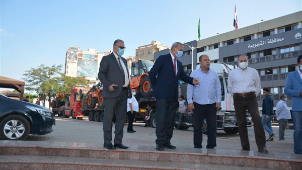 محافظ القليوبية خلال