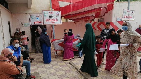 قافلة طبية بقرية