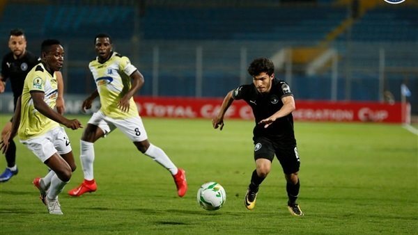 جانب من مباراة بيراميدز