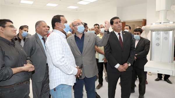 محافظ بني سويف خلال