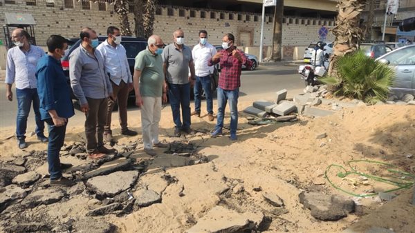 محافظ الجيزة خلال