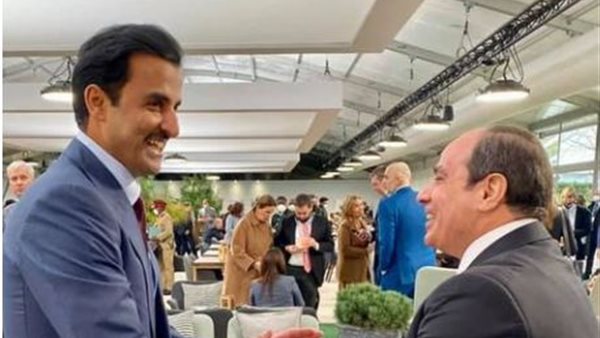 الرئيس وأمير قطر