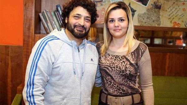 حميد الشاعري وزوجته