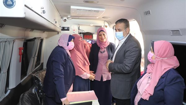 محافظ المنوفية خلال