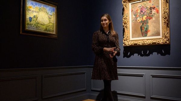 اللوحة بالمزاد 