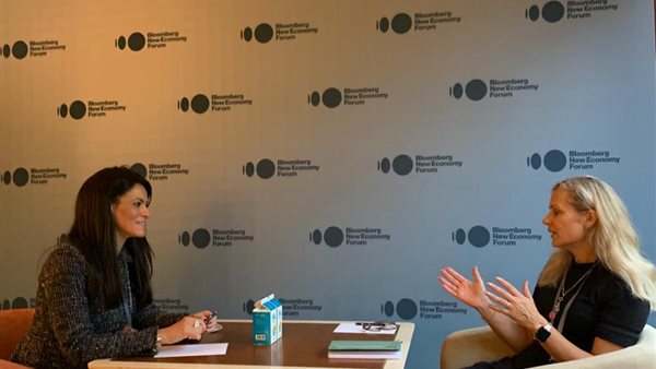 جانب من لقاء الوزيرة