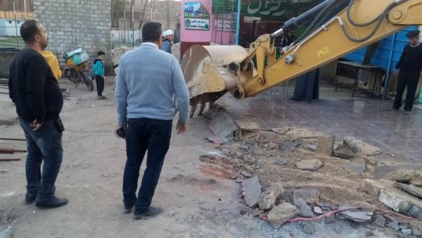 جانب من عمليات الازالة