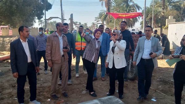 جانب من متابعة مشروعات