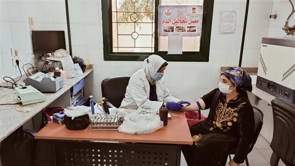 جانب من القافلة الطبية