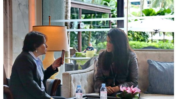 لقاء وزيرة التعاون