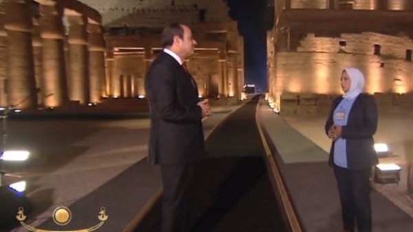 الرئيس وإحدى المرممات