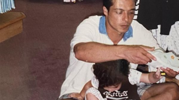 مريم عامر منيب ووالدها