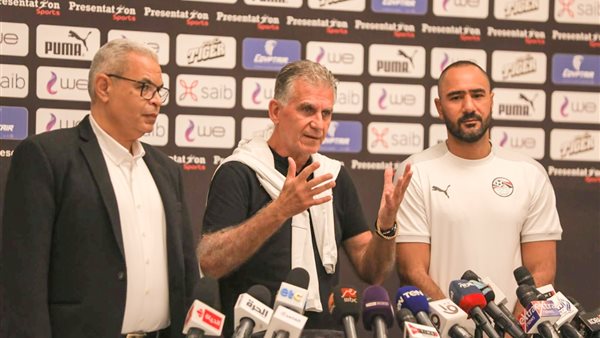 كارلوس كيروش في المؤتمر