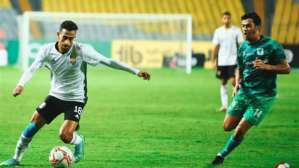 جانب من مباراة المصري