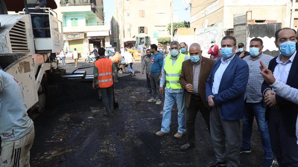 محافظ المنوفية خلال