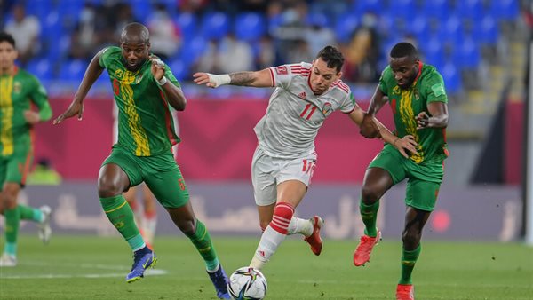 جانب من مباراة الامارات