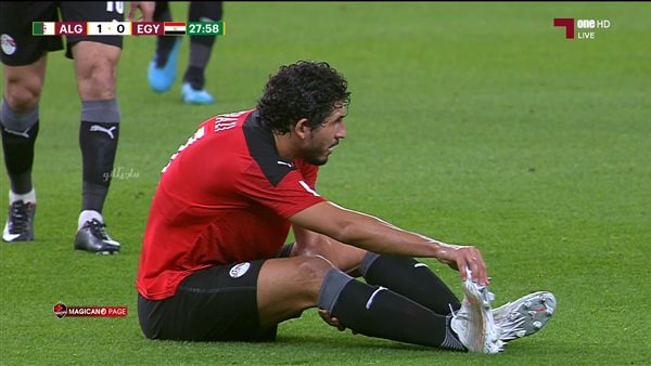 أحمد حجازي لحظة الإصابة