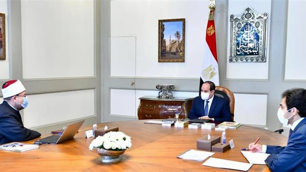 الرئيس السيسي ووزير