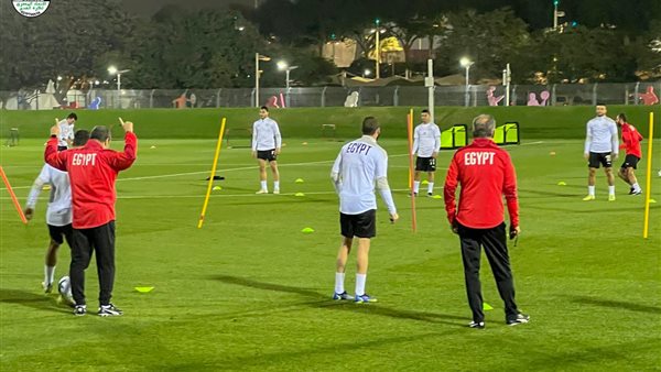 صورة من مران المنتخب