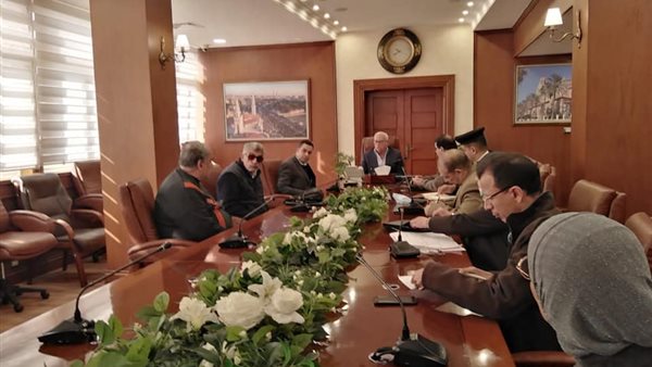 محافظ بورسعيد خلال