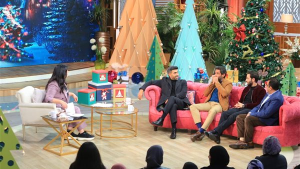 صورة من كواليس الحلقة