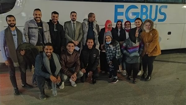 صورة لوفد جامعة سوهاج