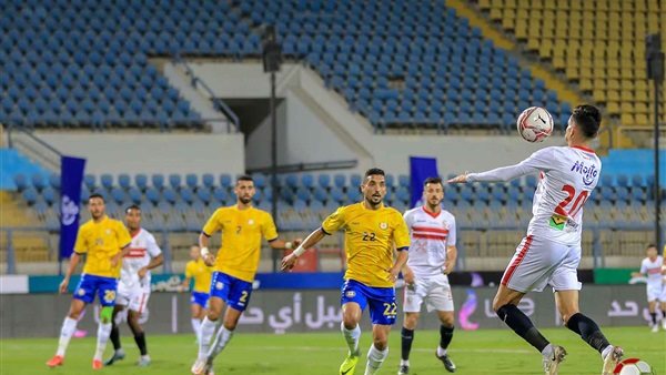 جانب من مباراة الاسماعيلي