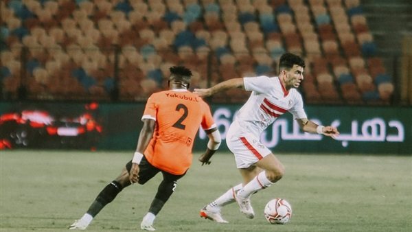 جانب من مباراة الزمالك