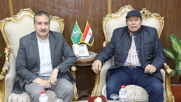 محافظ المنوفية يستقبل