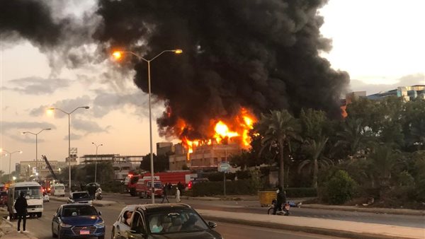 صورة من الحريق