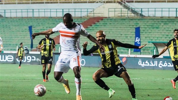 جانب من مباراة الزمالك