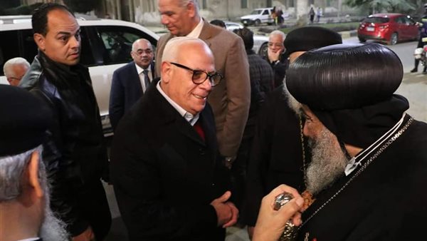 محافظ بورسعيد و مطران