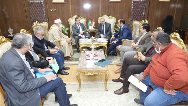 محافظ المنوفية يستقبل